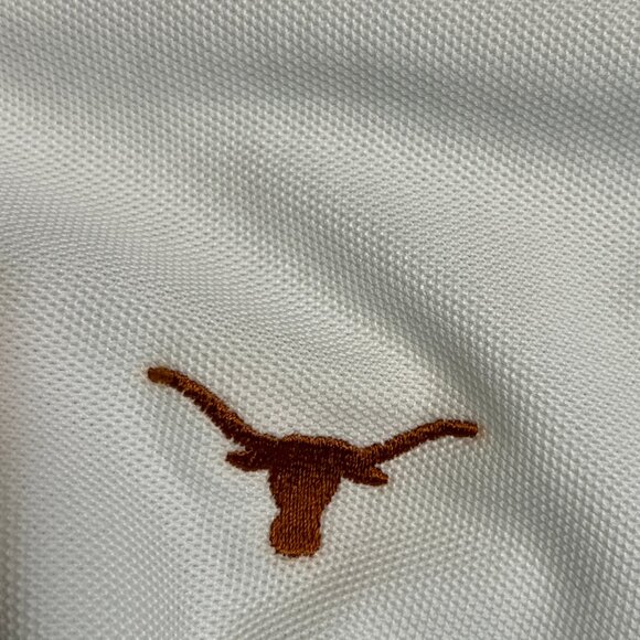 Tommy Bahama Men's Polo Shirt White Short Sleeve Long Horn Size XL - Picture 4 of 9